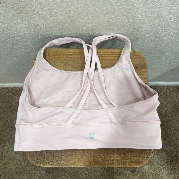 Lululemon Energy Longline Sports Braw Strawberry Milkshake 8 - Picture 4 of 5